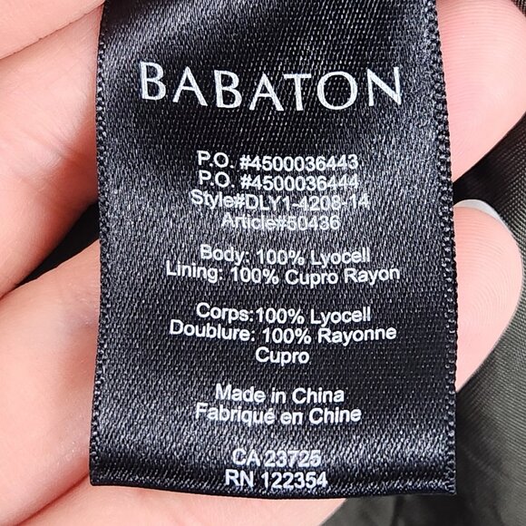 Babaton Jacket Womens 8 Green Aritzia Moto Full Zip Lightweight Casual Classic - Picture 9 of 14